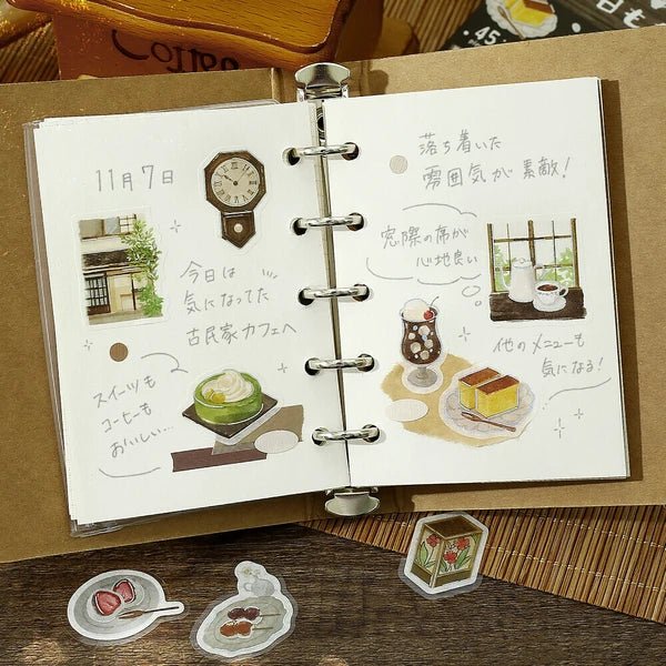 BGM Foil Stamping "Today's Cafe" Stickers / BGM - Image 3