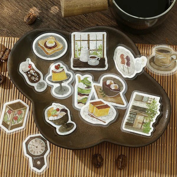 BGM Foil Stamping "Today's Cafe" Stickers / BGM - Image 4