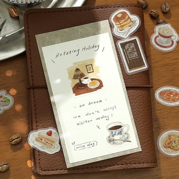 BGM Foil Stamping "Today's Cafe" Stickers / BGM - Image 7