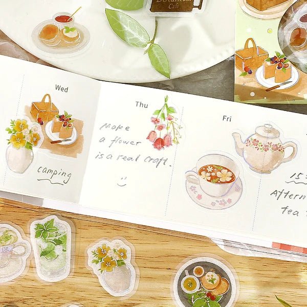 BGM Foil Stamping "Today's Cafe" Stickers / BGM - Image 9