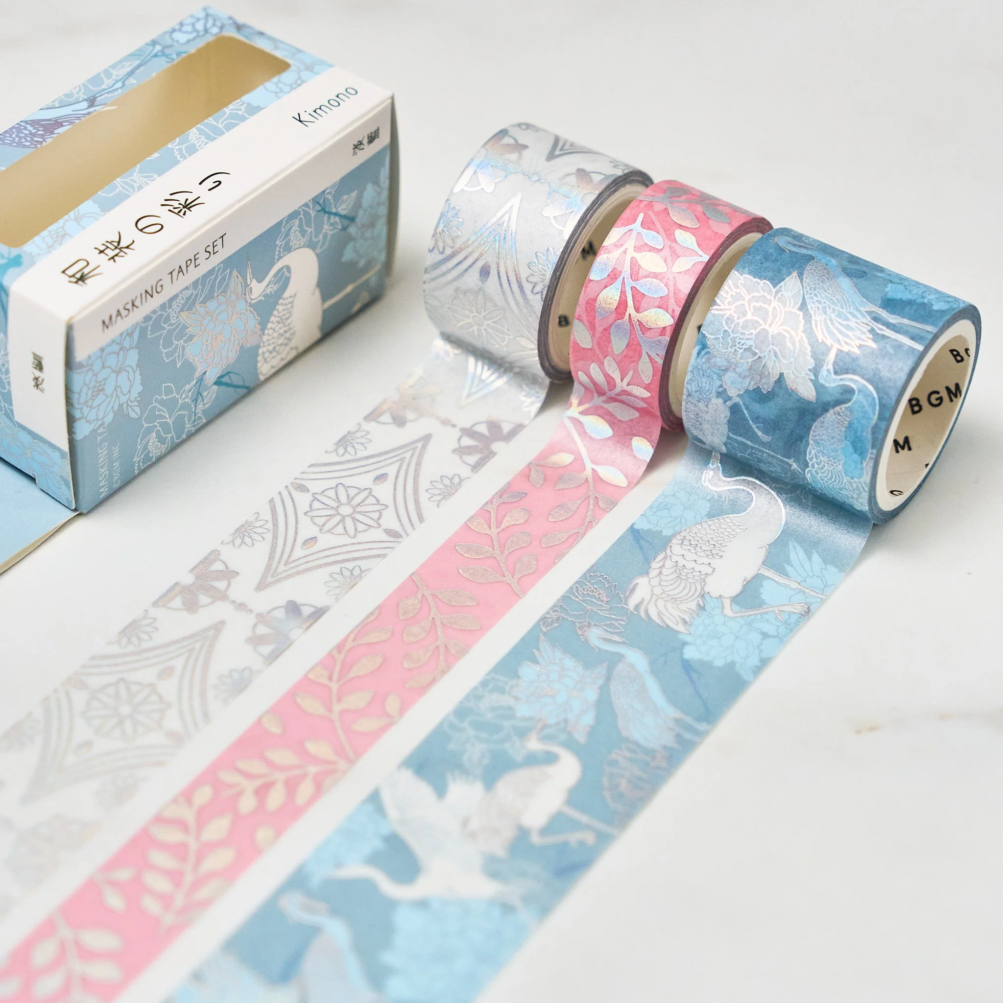 BGM Kimono Pattern Series Foil Masking Tape Set / BGM - Image 4