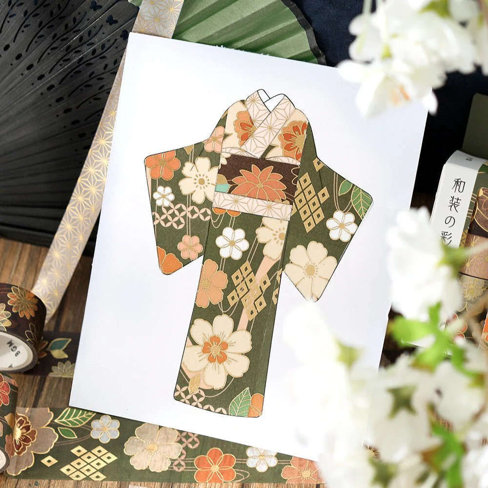 BGM Kimono Pattern Series Volume 2 Foil Masking Tape Set / BGM - Image 12