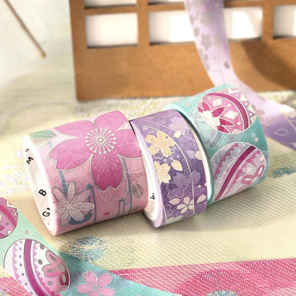 BGM Kimono Pattern Series Volume 2 Foil Masking Tape Set / BGM - Image 13