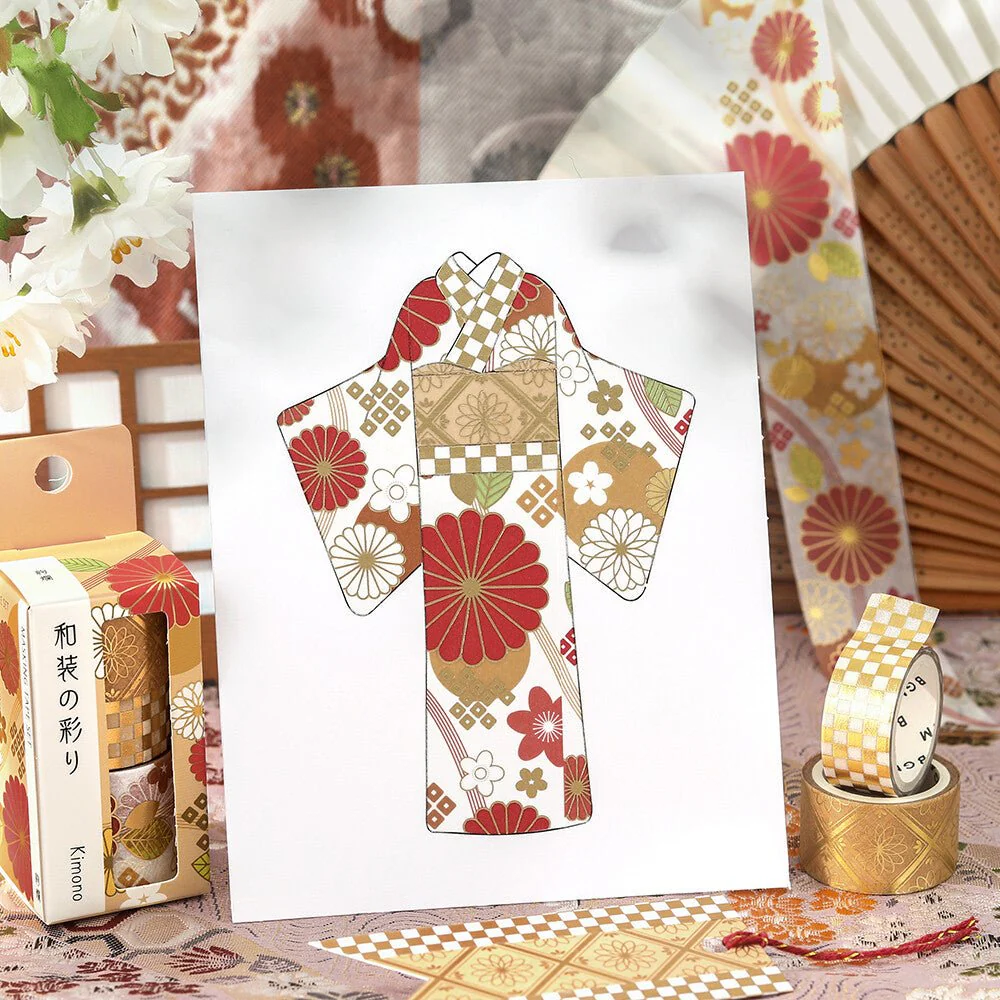 BGM Kimono Pattern Series Volume 2 Foil Masking Tape Set / BGM - Image 20