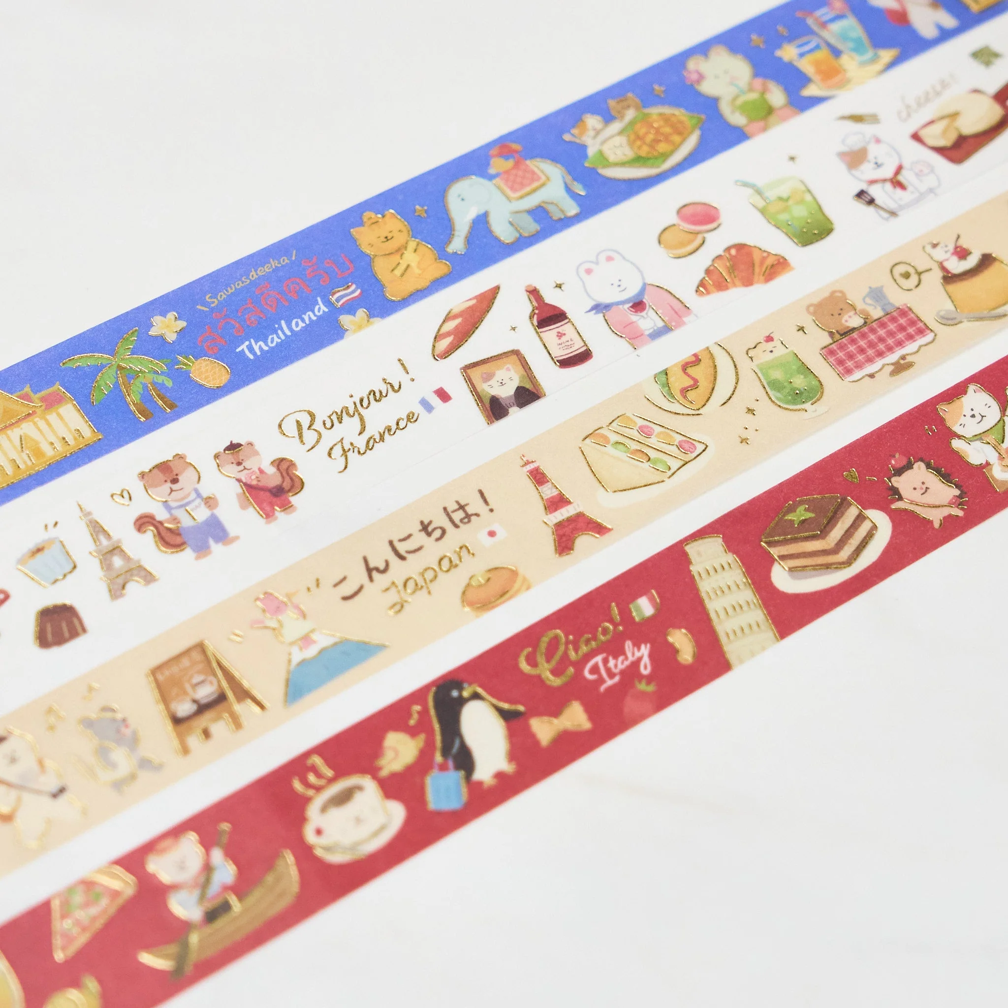BGM World Cafe Travelogue Series Foil Masking Tape / BGM - Image 8