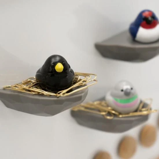Bird Nest Magnetic Paper Clip Holder / biite - Image 2