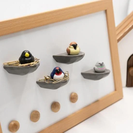 Bird Nest Magnetic Paper Clip Holder / biite - Image 3