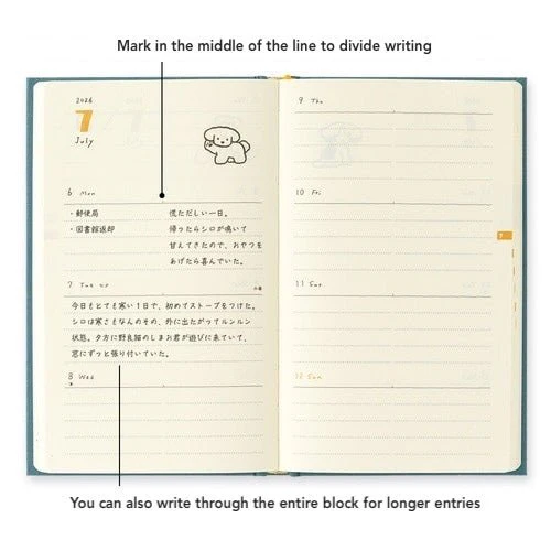 Book Style Diary Planners 2026 / MIDORI - Image 15