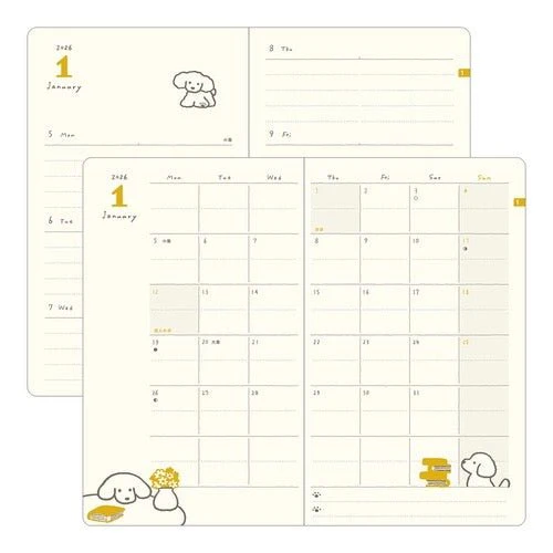 Book Style Diary Planners 2026 / MIDORI - Image 16