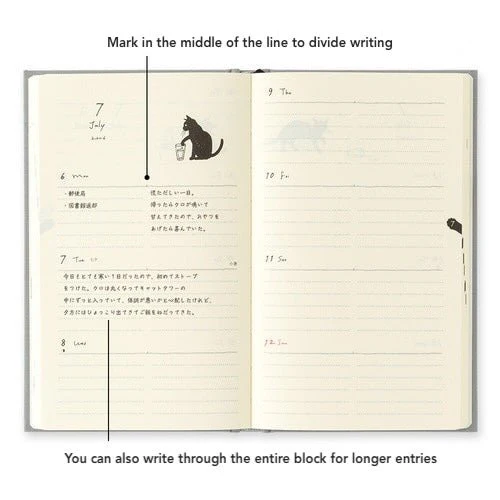 Book Style Diary Planners 2026 / MIDORI - Image 6