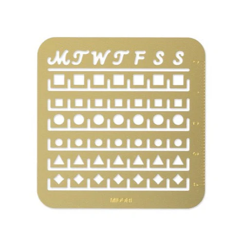 Brass Calendar Template / MIDORI - Image 3