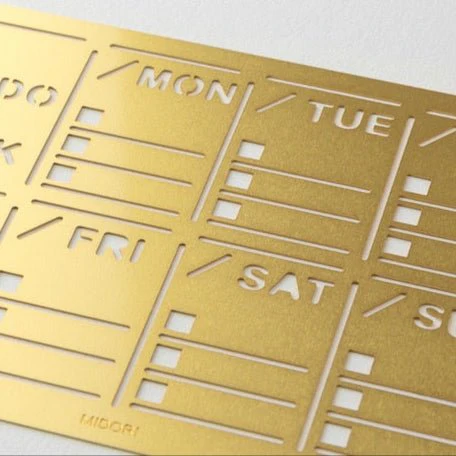Brass Diary Template / MIDORI - Image 3