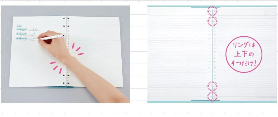 Campus Notebook-Style 2x2 Ring Binder / KOKUYO - Image 18