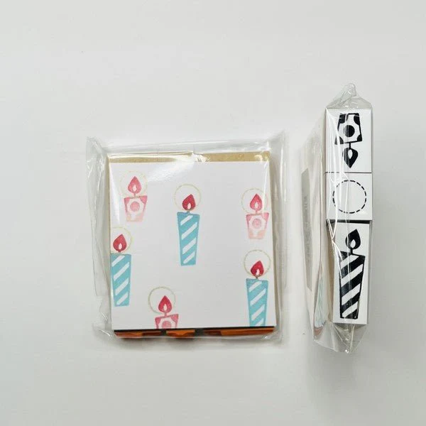 Candle Wood Stamp Set of 3 / Morita Inbou - Image 6