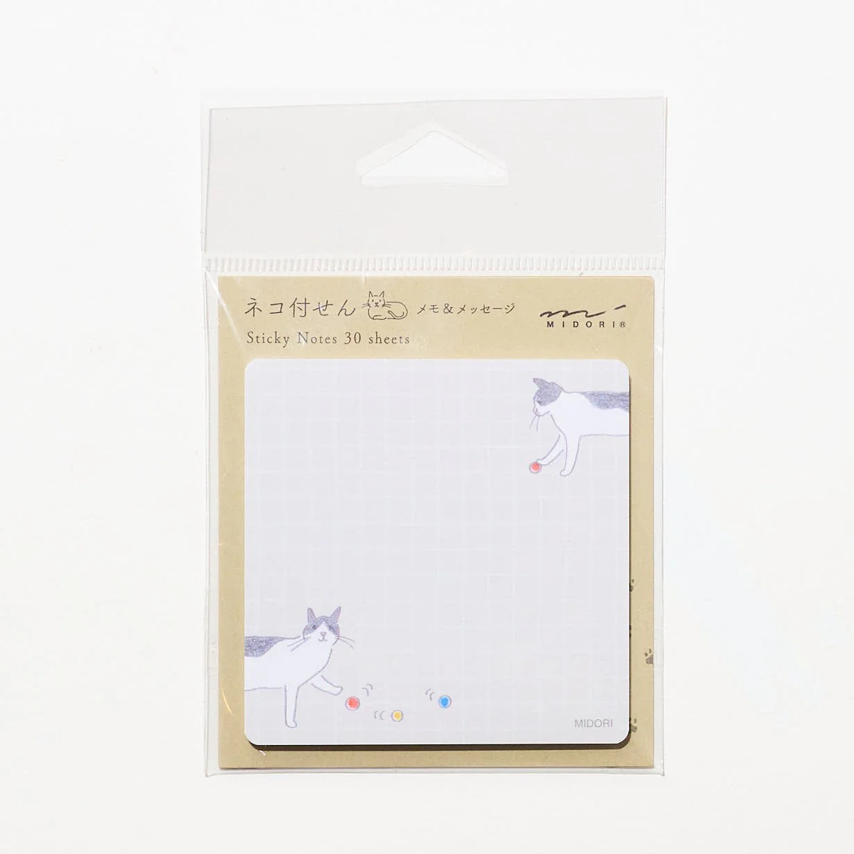 Cat and Dog Message Sticky Notes / MIDORI - Image 4