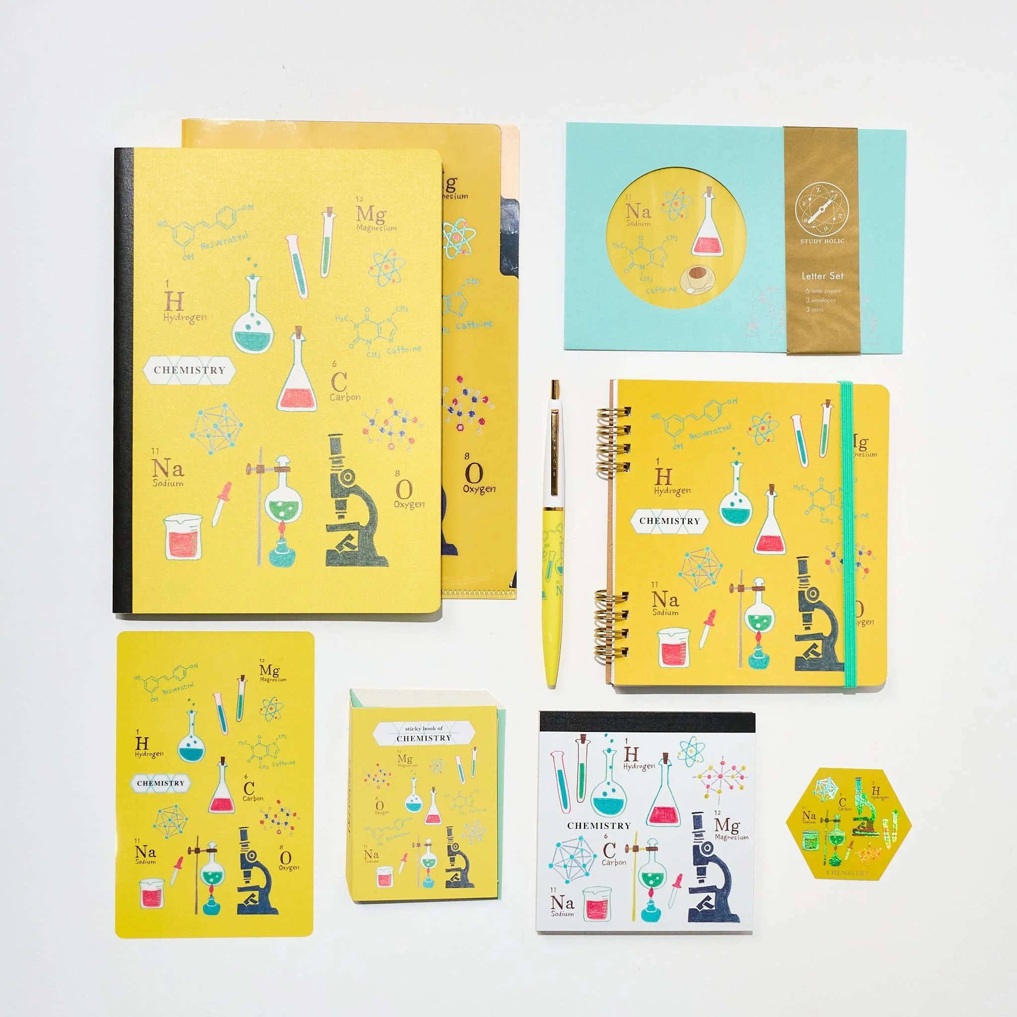 Chemistry-themed STUDY HOLIC Bundle / GreenFlash
