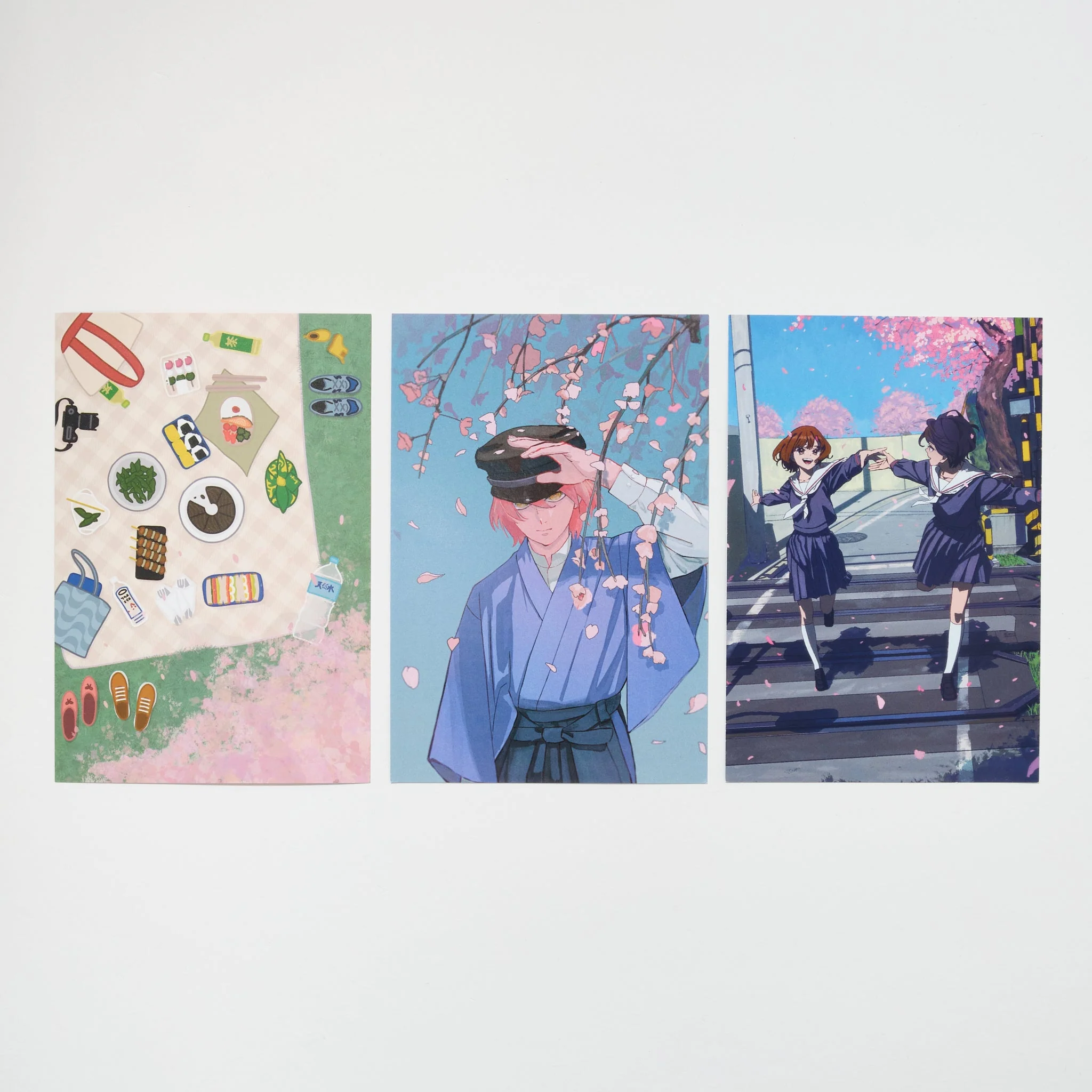 "Cherry Blossom Notes" Postcard Bundle / Bungu