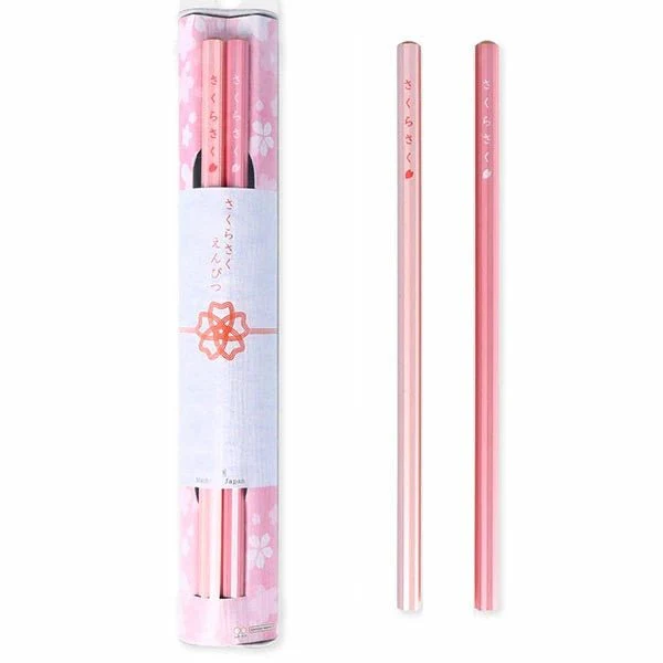 Cherry Blossom Sakura Saku Wooden Pencils / Sun-Star