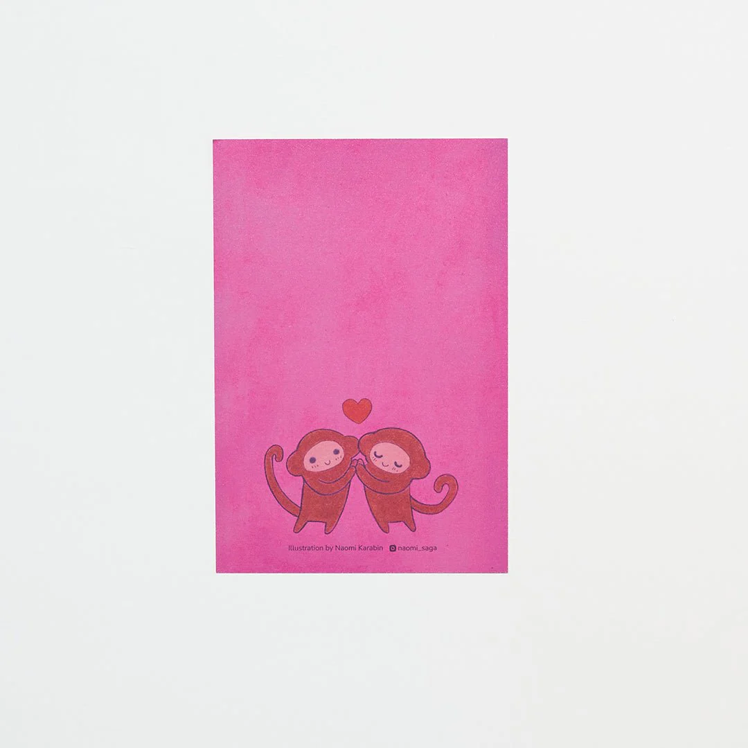 "Chocolate Factory of My Heart" Washi Postcard by Naomi Karabin / Bungu - Image 4
