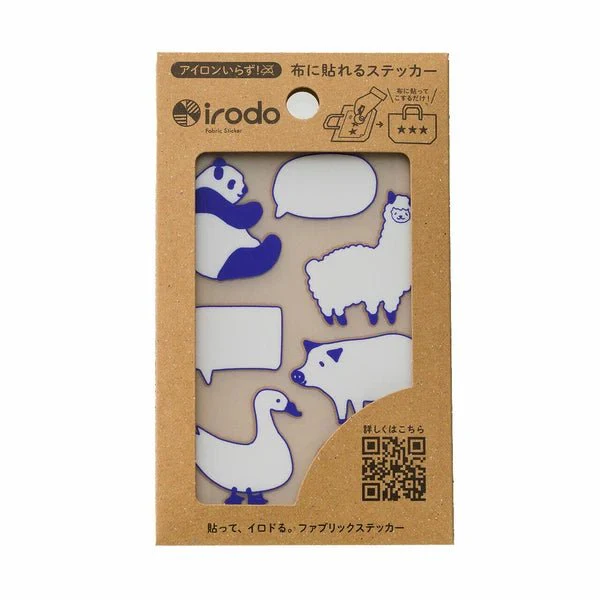 Fabric Sticker Set Animal Speech Bubble / irodo - Image 2