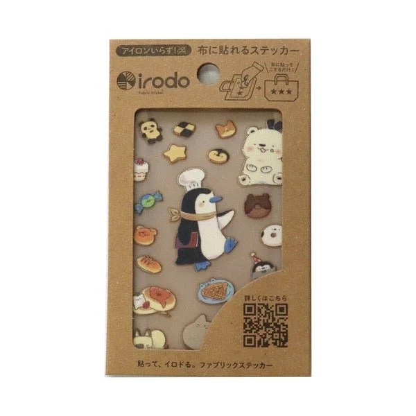 Fabric Sticker Set Cute Animals / irodo - Image 3