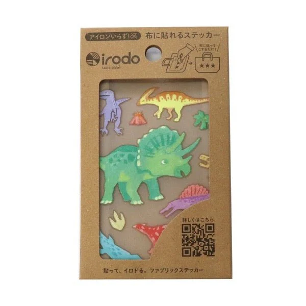 Fabric Sticker Set Dinosaurs / irodo - Image 2