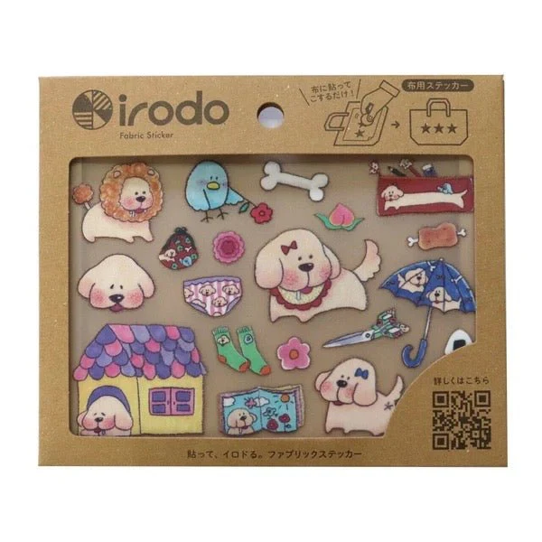 Fabric Sticker Set Inuken / irodo
