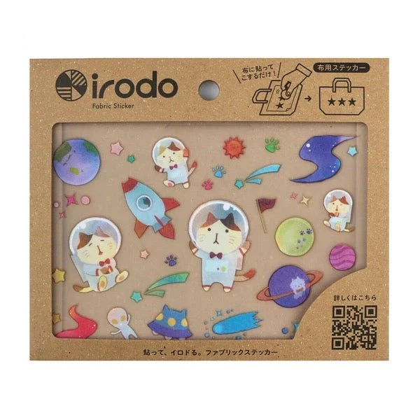 Fabric Sticker Set Iro Cat / irodo - Image 2