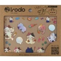 Fabric Sticker Set Iro Cat / irodo - Image 4