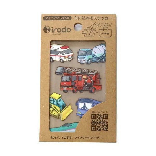Fabric Sticker Set Working Vehicles / irodo