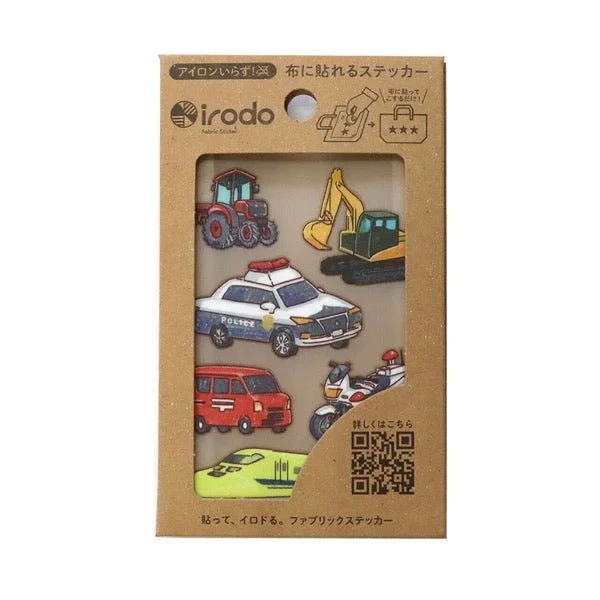 Fabric Sticker Set Working Vehicles / irodo - Image 2