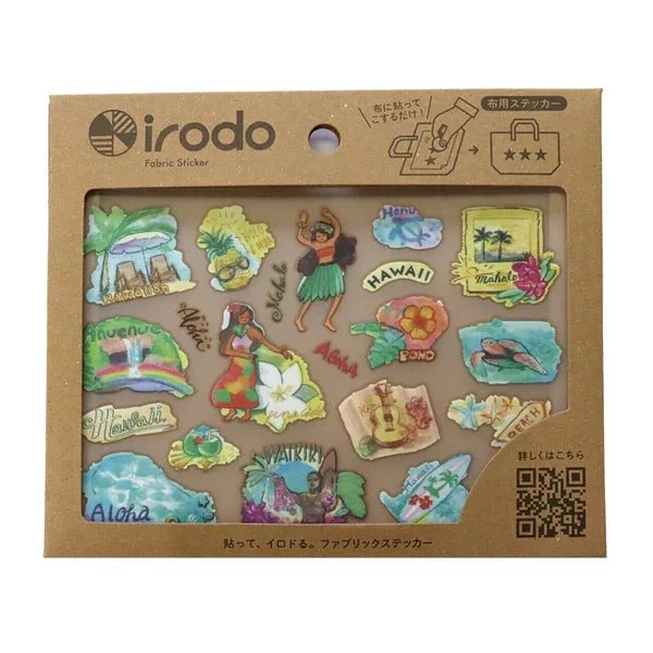 Fabric Sticker Set World / irodo