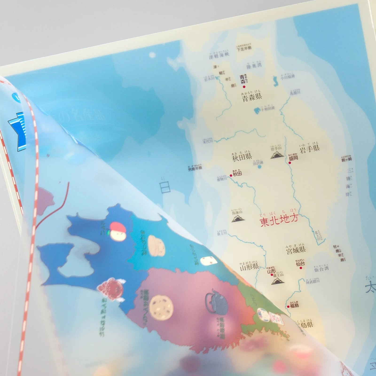 Clip and Learn Japan Clear File 4-Sheet Set Series / Tokyo Cartographic - Image 14