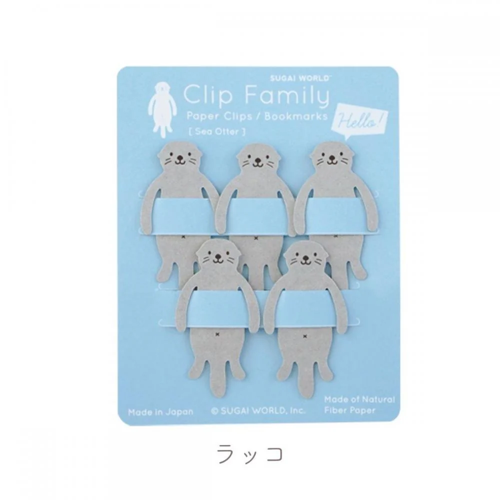 Clip Family Paper Clip Bookmark / SUGAI WORLD - Image 2