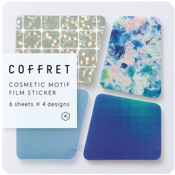 COFFRET Cosmetic Motif Film Stickers BLOCK / KING JIM - Image 3