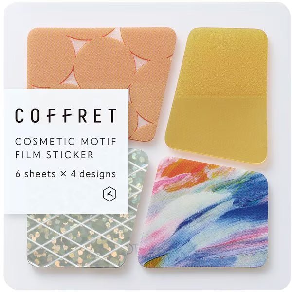 COFFRET Cosmetic Motif Film Stickers BLOCK / KING JIM - Image 4