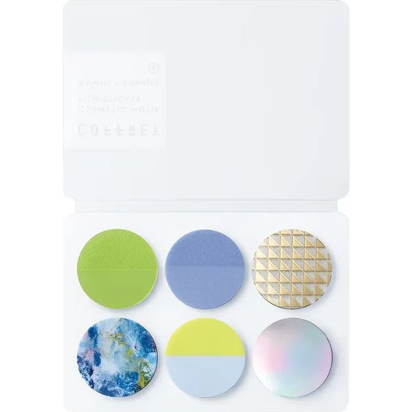 COFFRET Cosmetic Motif Film Stickers Circle / KING JIM - Image 5