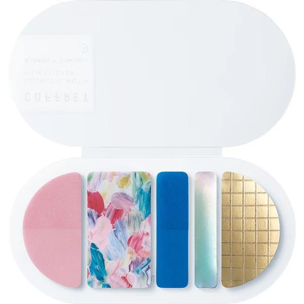 COFFRET Cosmetic Motif Film Stickers Round / KING JIM - Image 2
