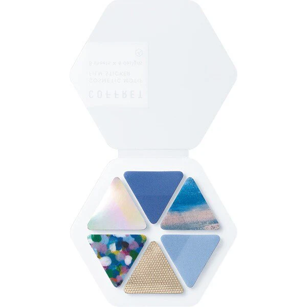 COFFRET Cosmetic Motif Film Stickers Triangle / KING JIM - Image 3