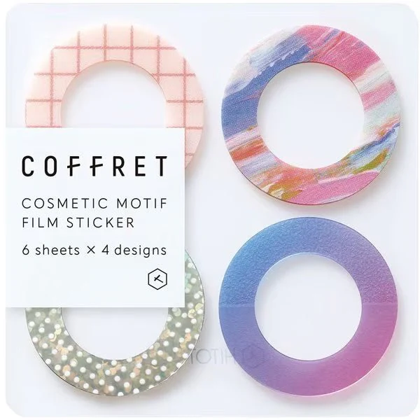COFFRET Cosmetic Motif Film Stickers RING / KING JIM