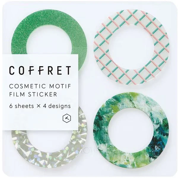 COFFRET Cosmetic Motif Film Stickers RING / KING JIM - Image 2