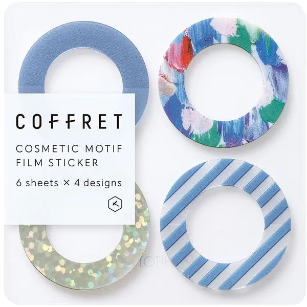 COFFRET Cosmetic Motif Film Stickers RING / KING JIM - Image 3
