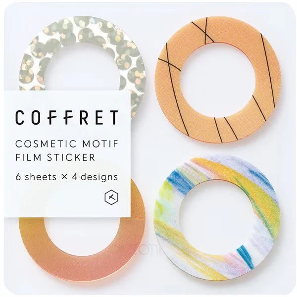 COFFRET Cosmetic Motif Film Stickers RING / KING JIM - Image 4