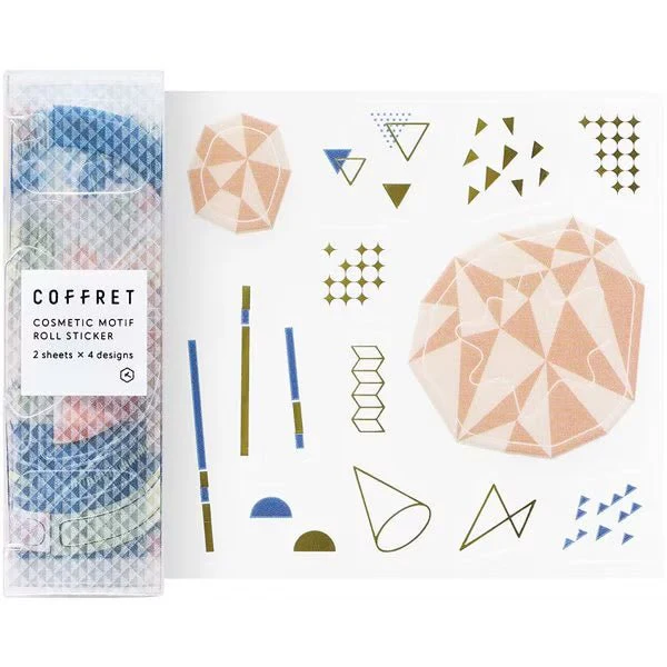 COFFRET Cosmetic Motif Film Stickers ROLL / KING JIM - Image 4