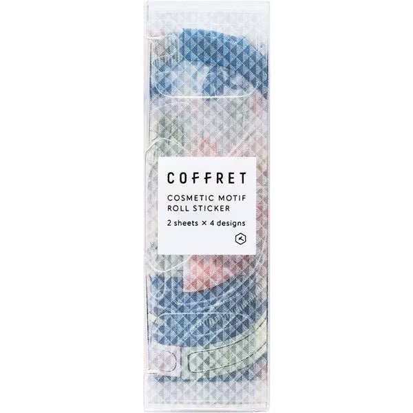 COFFRET Cosmetic Motif Film Stickers ROLL / KING JIM - Image 8