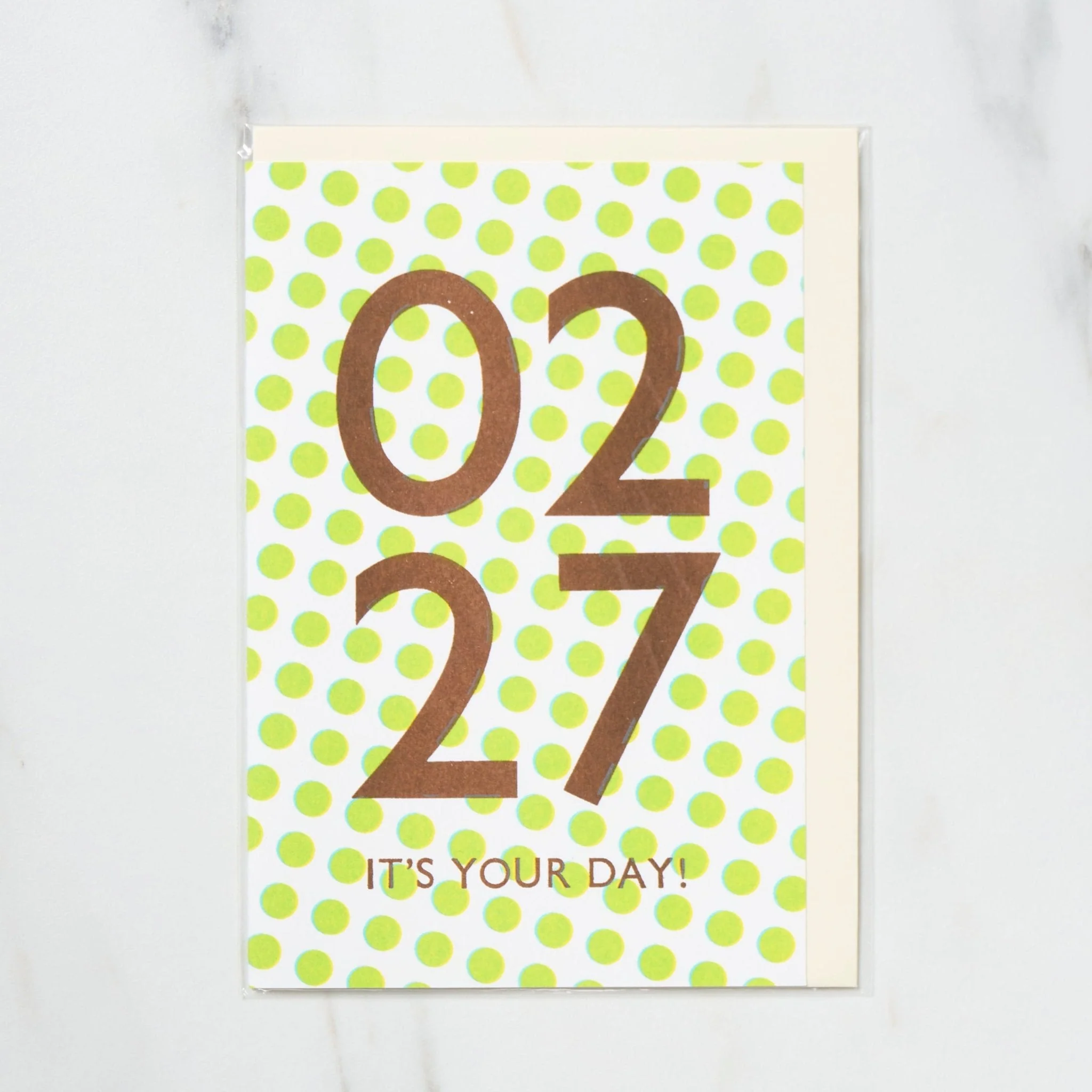 365 Find Your Day Card FEBRUARY / Letterpress Letters - Image 27
