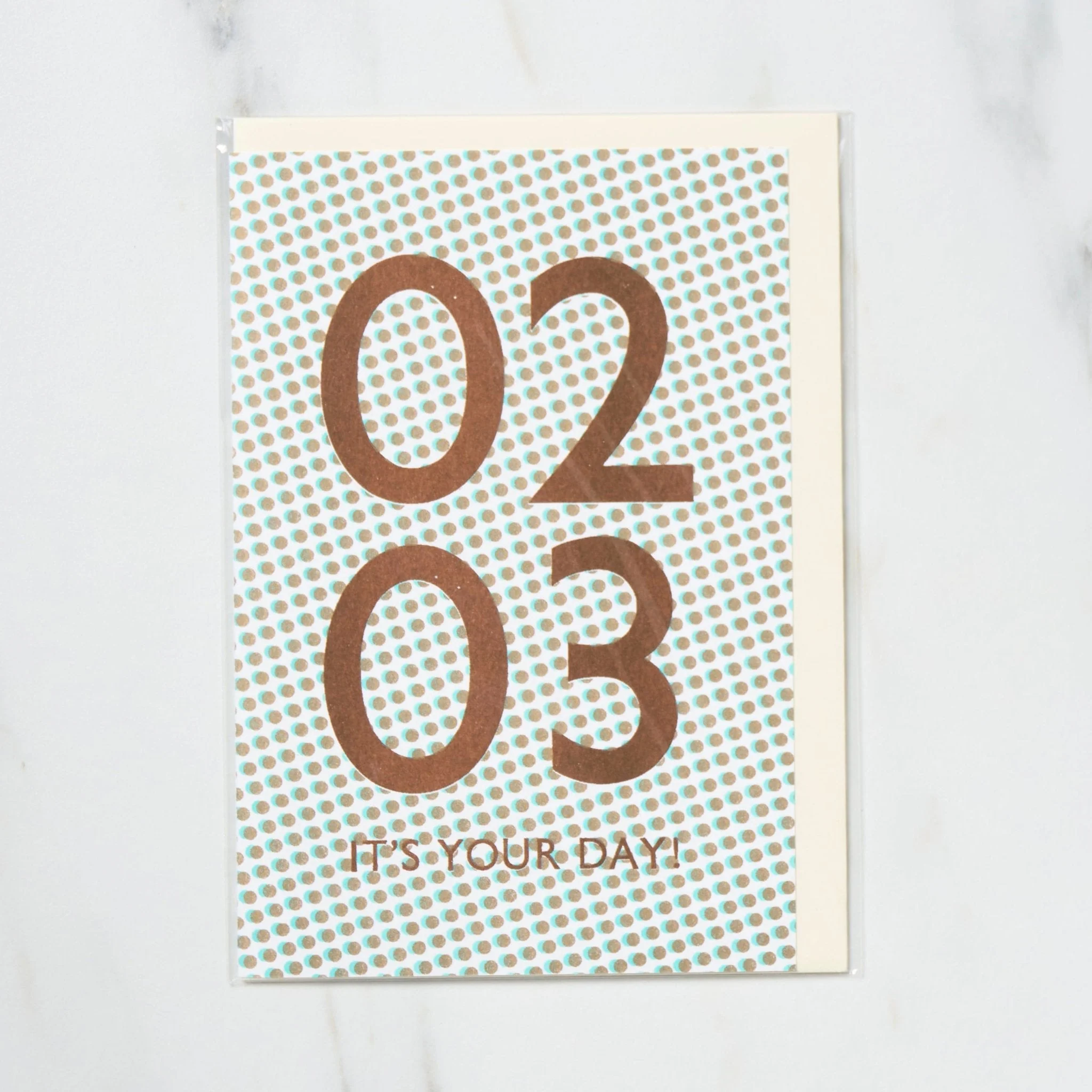 365 Find Your Day Card FEBRUARY / Letterpress Letters - Image 3
