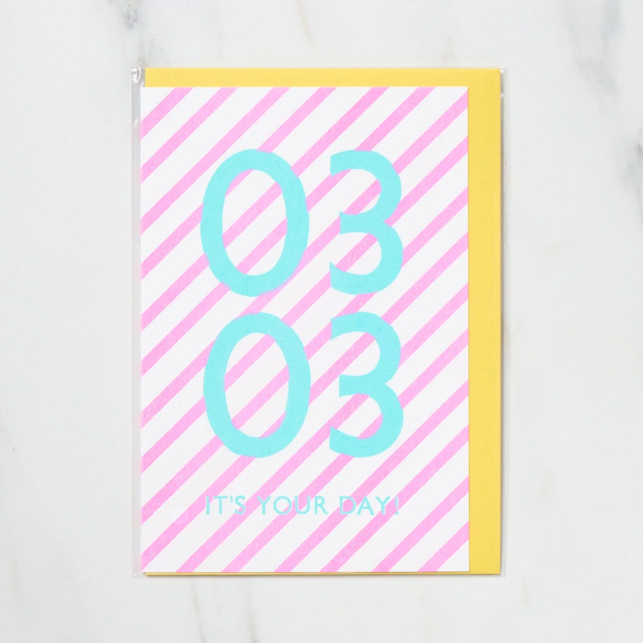 365 Find Your Day Card MARCH / Letterpress Letters - Image 3