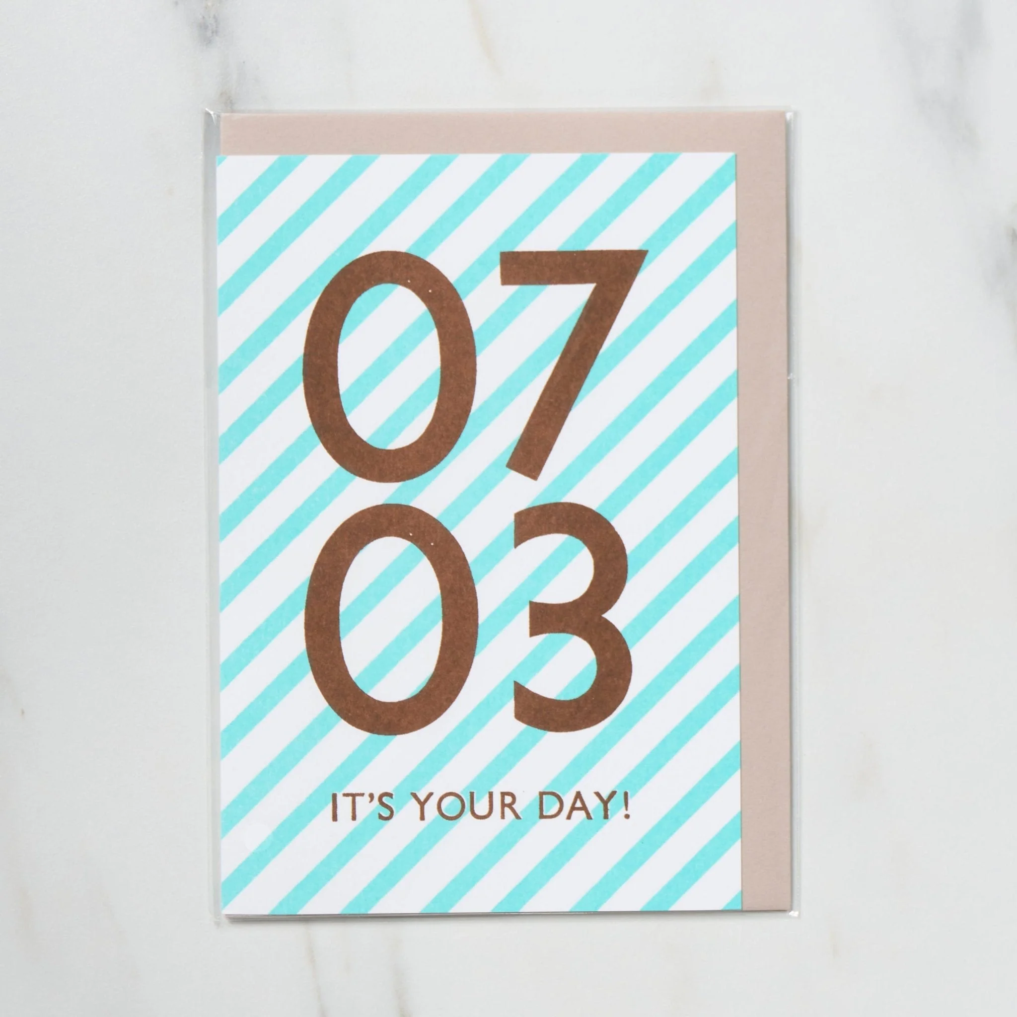 365 Find Your Day Card JULY / Letterpress Letters - Image 3