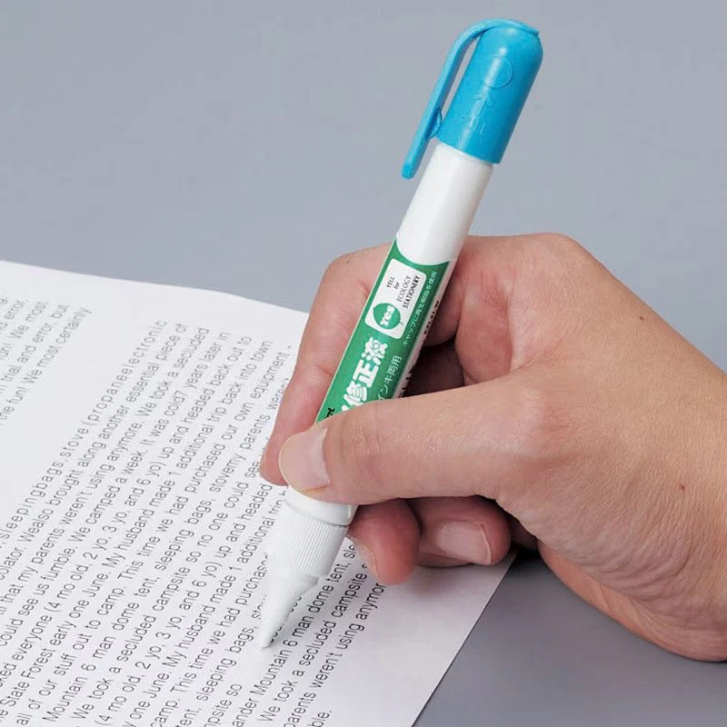 Correction Pen for Oil & Water Based Ink XEZL21-W / Pentel - Image 2